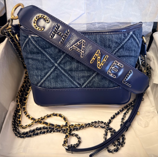Chanel Gabrielle Small Denim 流浪包-5