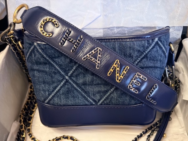Chanel Gabrielle Small Denim 流浪包-6