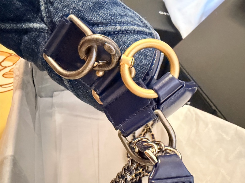 Chanel Gabrielle Small Denim 流浪包-18