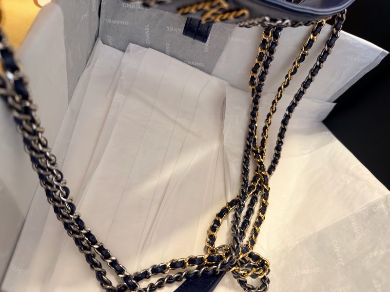 Chanel Gabrielle Small Denim 流浪包-19