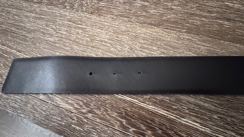 甜售RV roger vivier 雙面牛皮皮帶腰帶黑色拼桃紅色-8