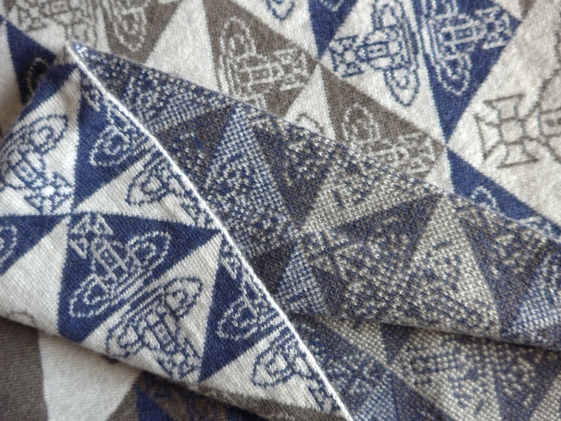 Vivienne Westwood logo 圖騰羊毛圍巾-2