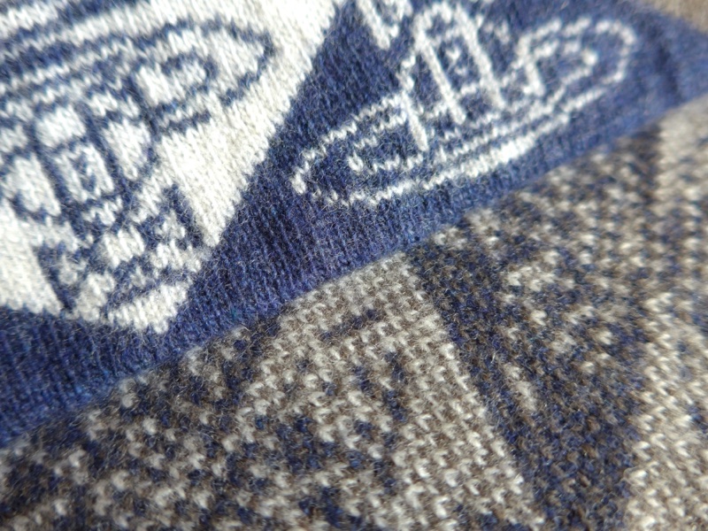 Vivienne Westwood logo 圖騰羊毛圍巾-4