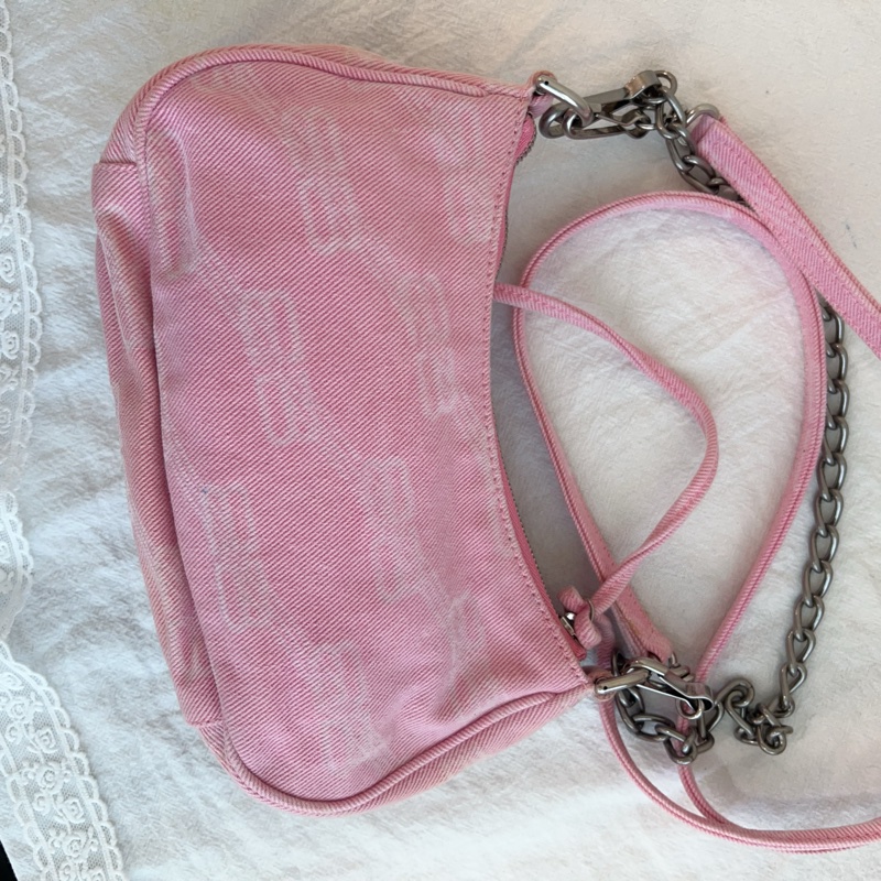 ෆ 巴黎世家  Le Cagole機車包 新月包 辣妹包 嫩粉色🌸-9