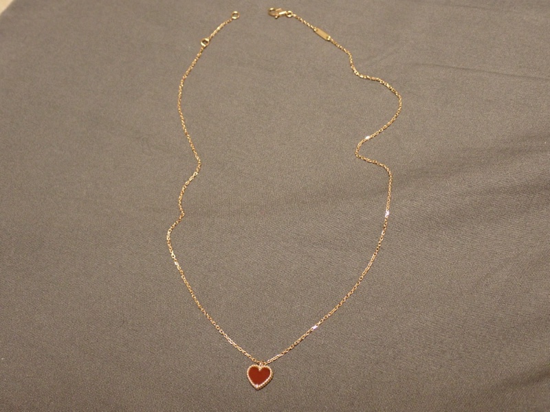 VCA♥️Van Cleef & Arpels 竼克雅寶Sweet Hearts 玫瑰金項鍊 頸鏈 無盒 無保卡-0