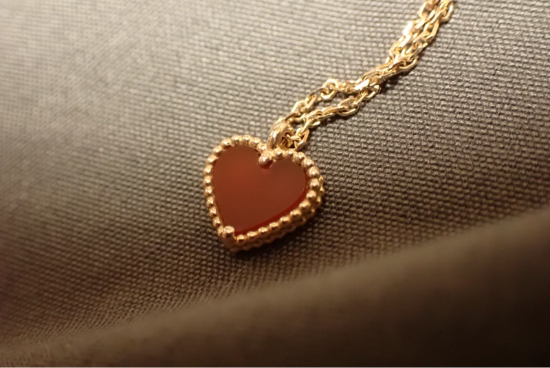 VCA♥️Van Cleef & Arpels 竼克雅寶Sweet Hearts 玫瑰金項鍊 頸鏈 無盒 無保卡-2