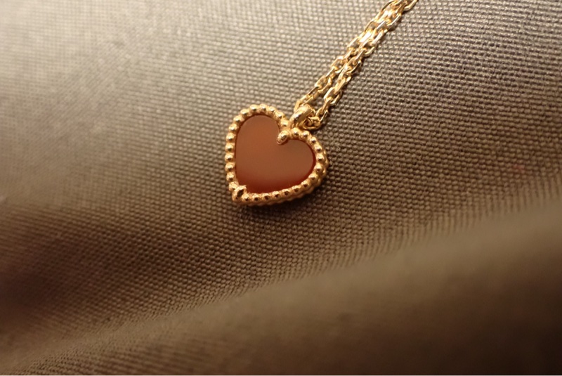 VCA♥️Van Cleef & Arpels 竼克雅寶Sweet Hearts 玫瑰金項鍊 頸鏈 無盒 無保卡-3