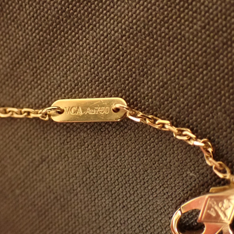 VCA♥️Van Cleef & Arpels 竼克雅寶Sweet Hearts 玫瑰金項鍊 頸鏈 無盒 無保卡-9