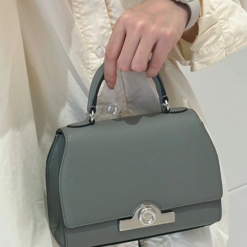 MOYNAT Rejane銀扣大號手提肩背斜背包26*19*9 98新配件塵袋購證鑰匙-0