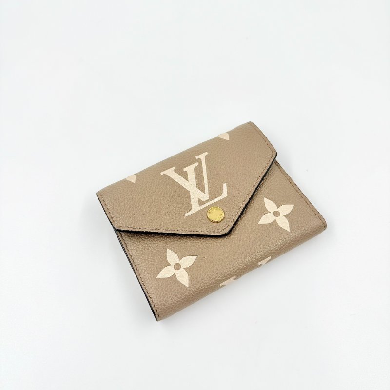 Louis Vuitton - 斑鳩灰牛皮Empreinte 短夾-1