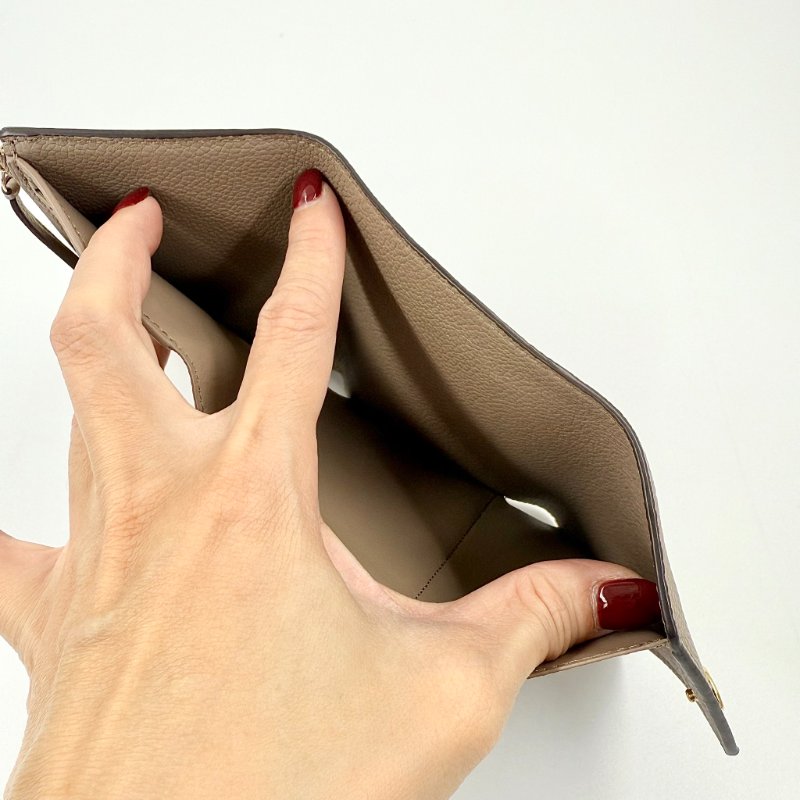 Louis Vuitton - 斑鳩灰牛皮Empreinte 短夾-10