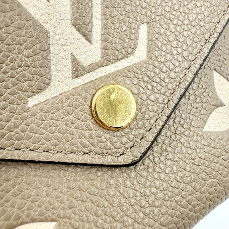 Louis Vuitton - 斑鳩灰牛皮Empreinte 短夾-13