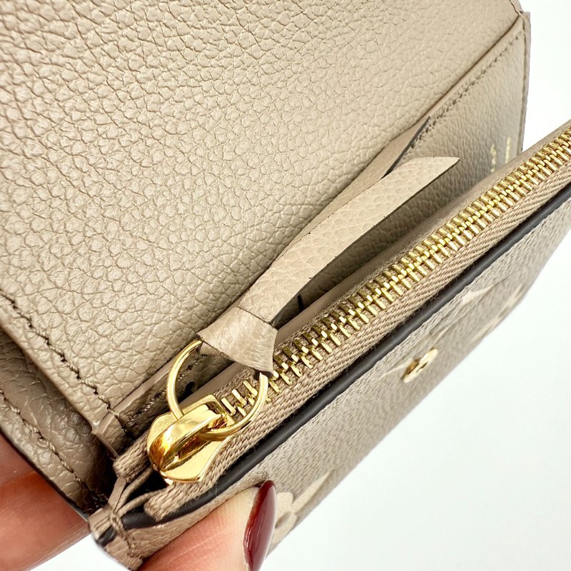 Louis Vuitton - 斑鳩灰牛皮Empreinte 短夾-16