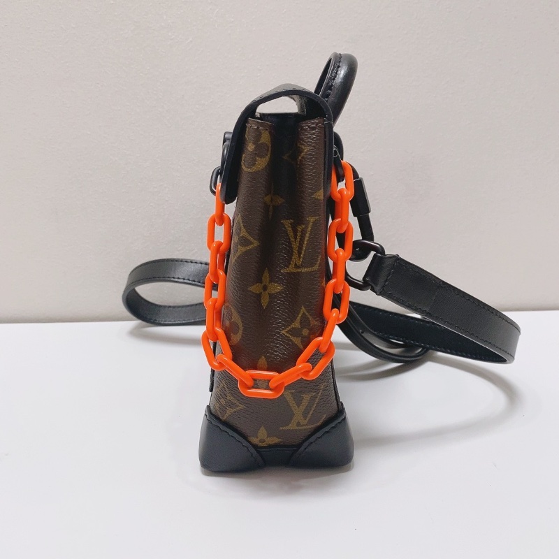 LV 21ss秀款限量Steamer Nano稻草人包 15*18*7.5 98新配件塵袋-6