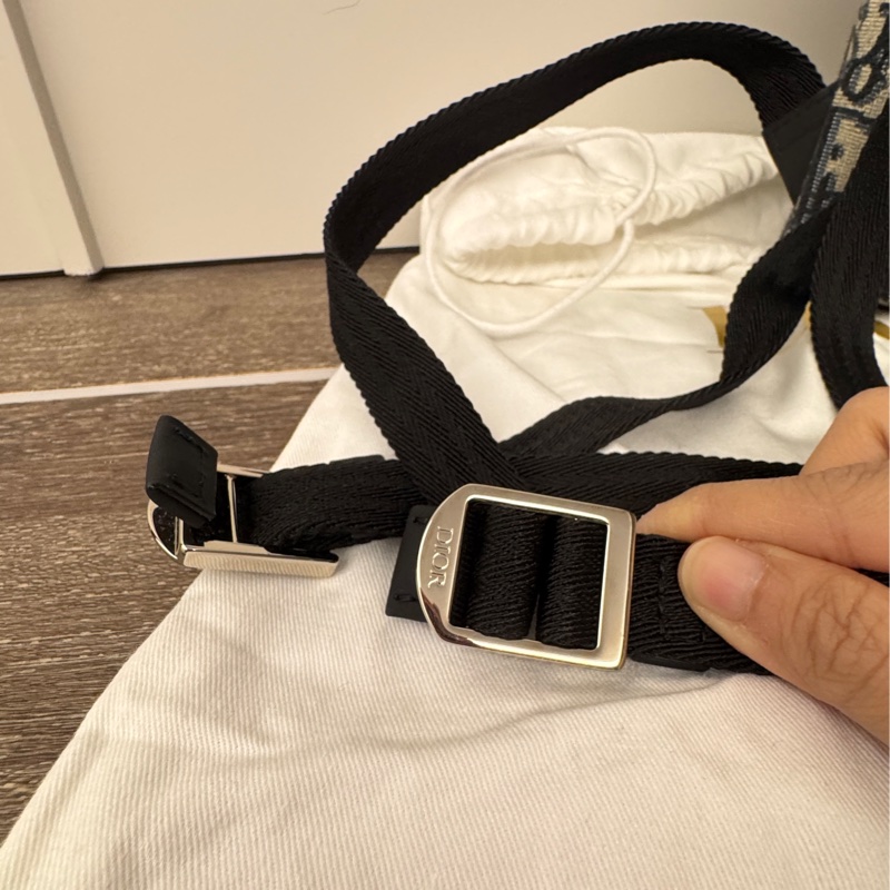 迪奧DIOR 近全新mini後背包小書包經典藍緹花小後背包-28