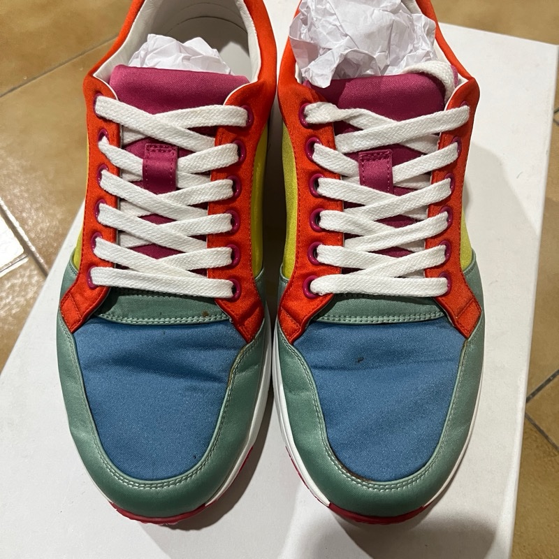 Gucci Brava彩色拼接運動鞋-10