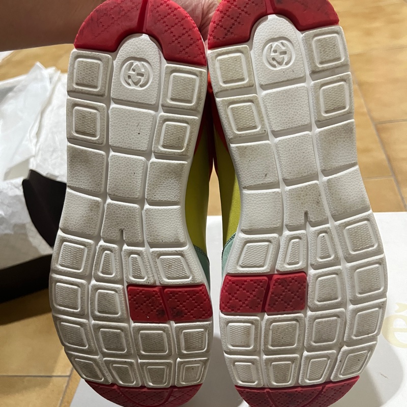 Gucci Brava彩色拼接運動鞋-11