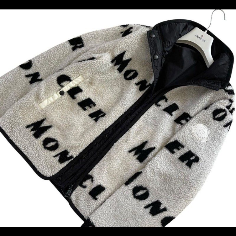 MONCLER#黑白色風衣外套#可正反雙面穿#M號#正品-7