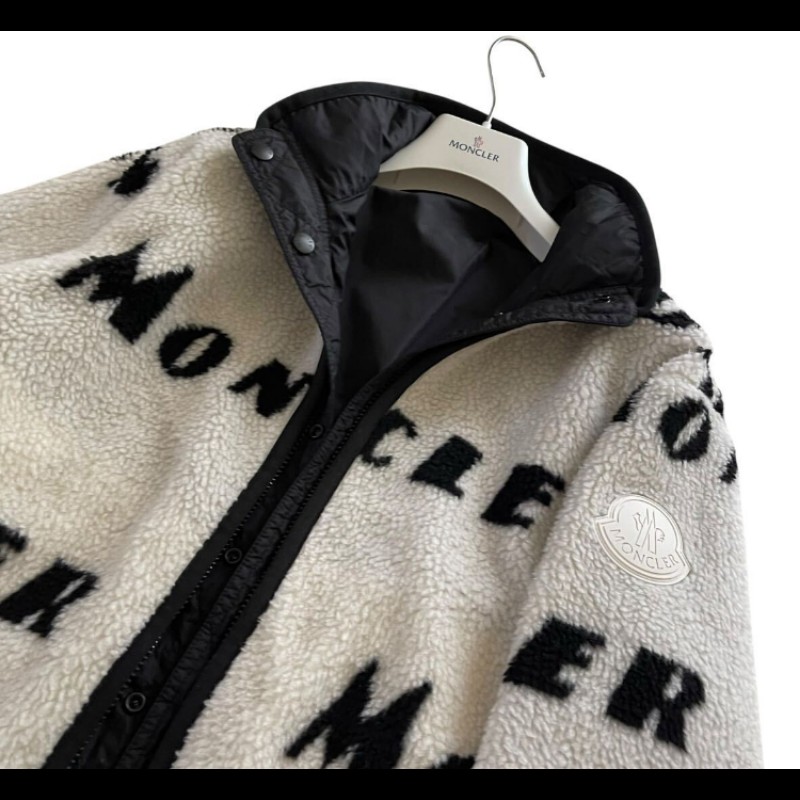 MONCLER#黑白色風衣外套#可正反雙面穿#M號#正品-8