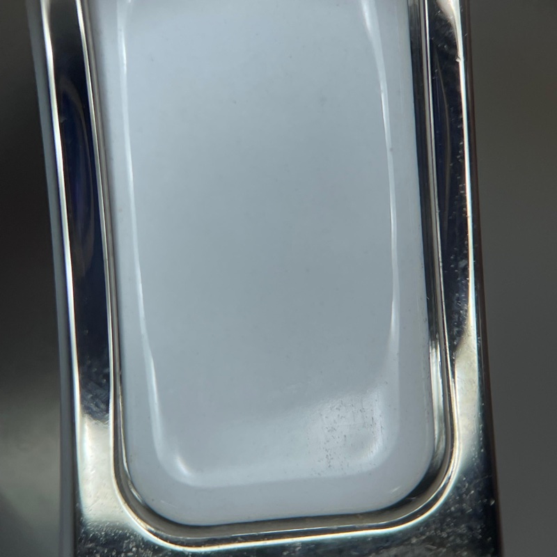 Hermes 98新 FI碼閒置 Clic H琺瑯手環 白銀 /PM-15