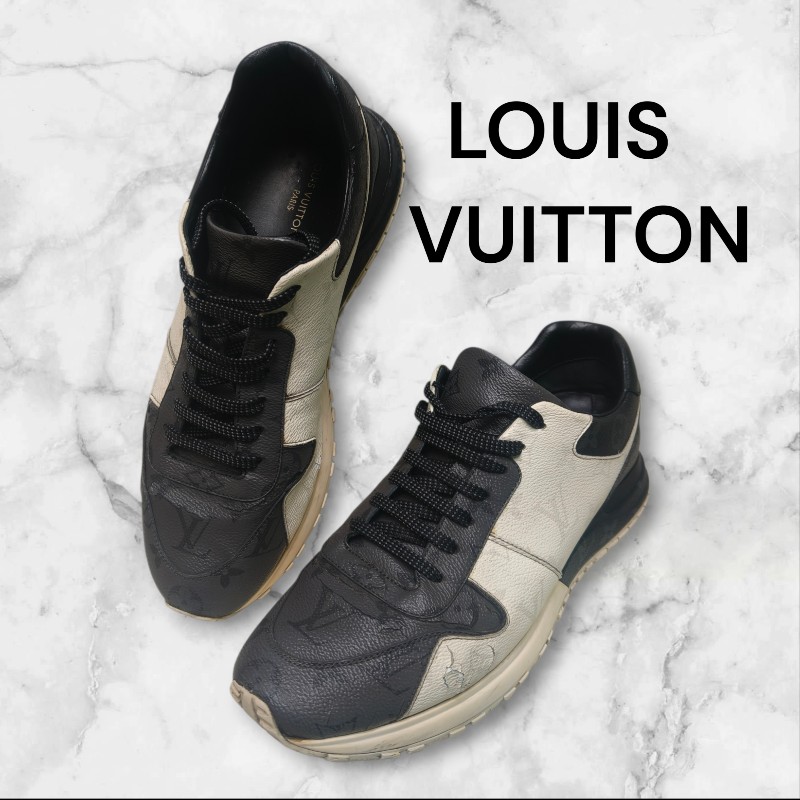 【LV👜全品項限時降價‼️】㊣✨Louis Vuitton✨**尺寸:7 2/1**路易威登 LV 老花 拼色 增高 球鞋 熊貓鞋 休閒鞋 運動鞋/二手鞋/二手精品/保證正品🌳二手樹屋🌳-0