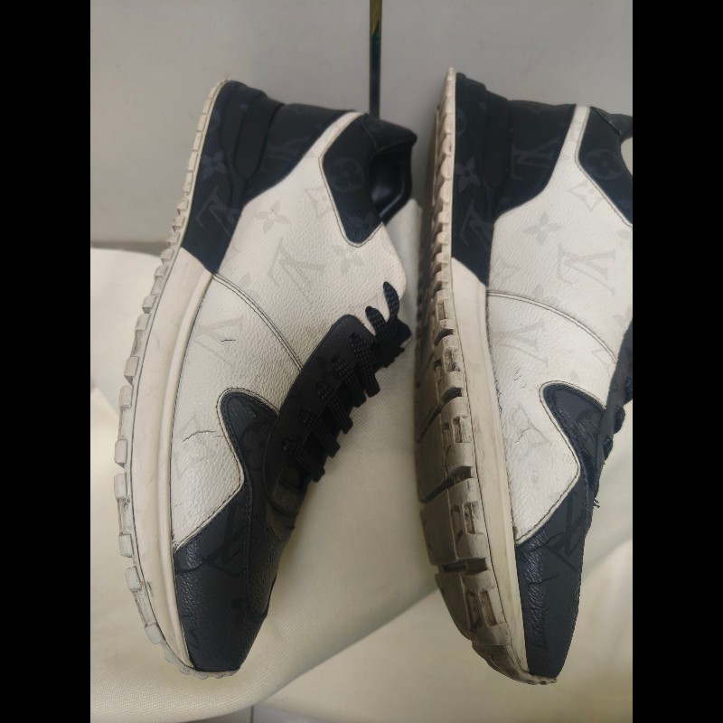 【LV👜全品項限時降價‼️】㊣✨Louis Vuitton✨**尺寸:7 2/1**路易威登 LV 老花 拼色 增高 球鞋 熊貓鞋 休閒鞋 運動鞋/二手鞋/二手精品/保證正品🌳二手樹屋🌳-3