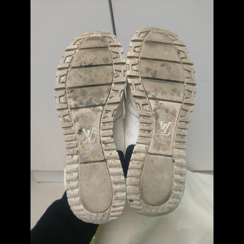 【LV👜全品項限時降價‼️】㊣✨Louis Vuitton✨**尺寸:7 2/1**路易威登 LV 老花 拼色 增高 球鞋 熊貓鞋 休閒鞋 運動鞋/二手鞋/二手精品/保證正品🌳二手樹屋🌳-5