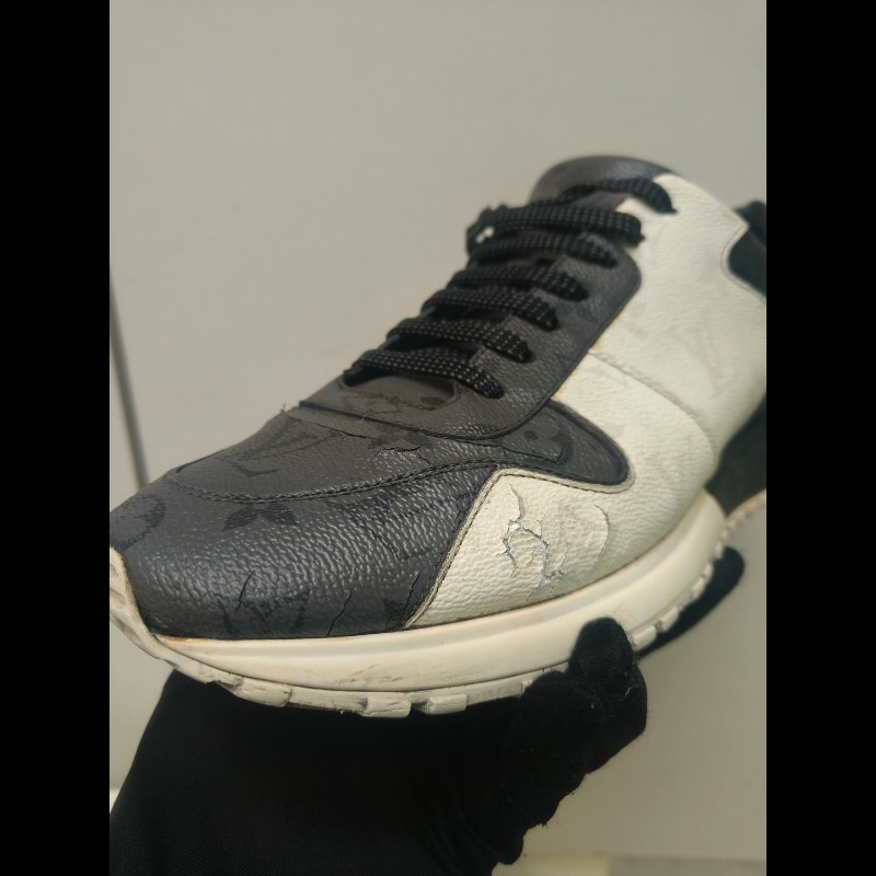 【LV👜全品項限時降價‼️】㊣✨Louis Vuitton✨**尺寸:7 2/1**路易威登 LV 老花 拼色 增高 球鞋 熊貓鞋 休閒鞋 運動鞋/二手鞋/二手精品/保證正品🌳二手樹屋🌳-8