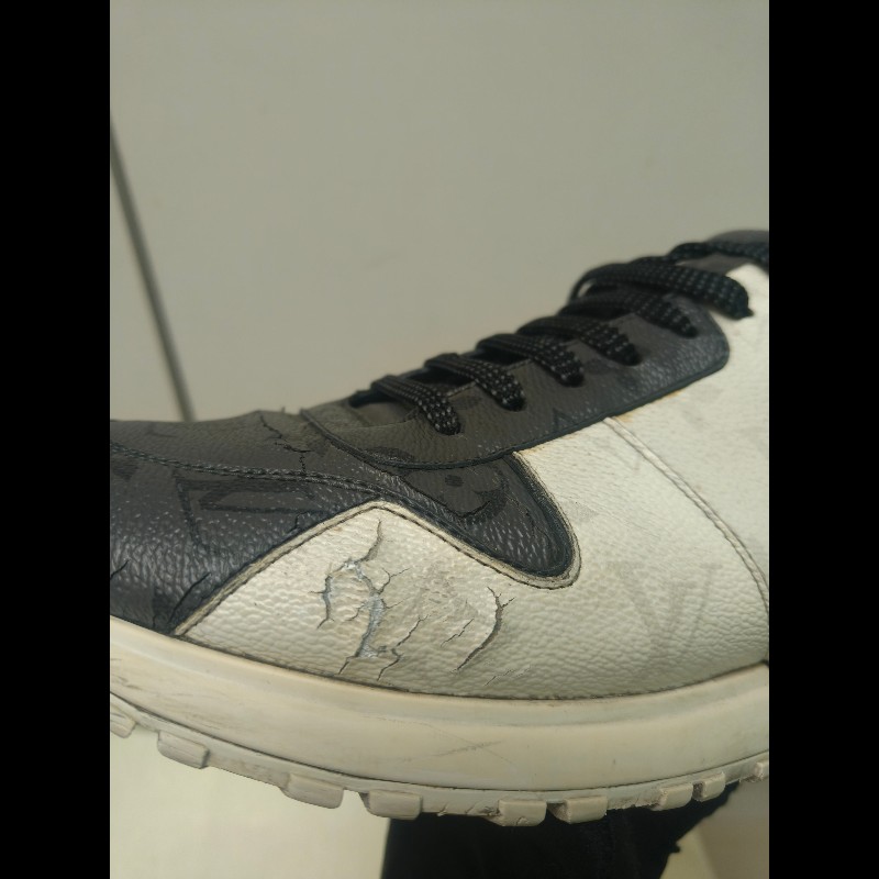 【LV👜全品項限時降價‼️】㊣✨Louis Vuitton✨**尺寸:7 2/1**路易威登 LV 老花 拼色 增高 球鞋 熊貓鞋 休閒鞋 運動鞋/二手鞋/二手精品/保證正品🌳二手樹屋🌳-9