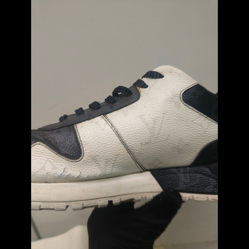 【LV👜全品項限時降價‼️】㊣✨Louis Vuitton✨**尺寸:7 2/1**路易威登 LV 老花 拼色 增高 球鞋 熊貓鞋 休閒鞋 運動鞋/二手鞋/二手精品/保證正品🌳二手樹屋🌳-28