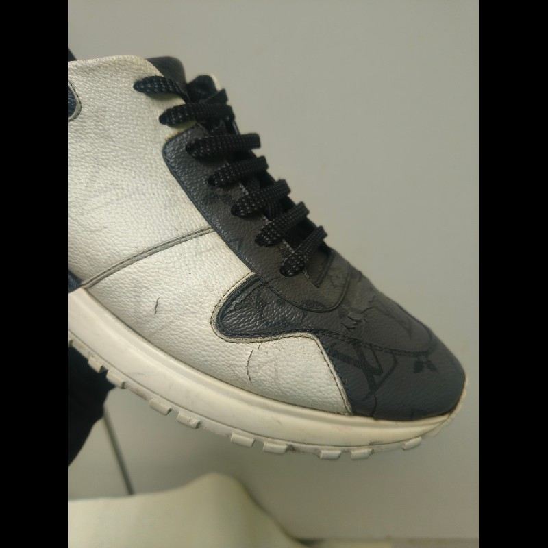 【LV👜全品項限時降價‼️】㊣✨Louis Vuitton✨**尺寸:7 2/1**路易威登 LV 老花 拼色 增高 球鞋 熊貓鞋 休閒鞋 運動鞋/二手鞋/二手精品/保證正品🌳二手樹屋🌳-33