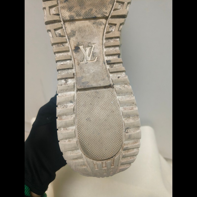 【LV👜全品項限時降價‼️】㊣✨Louis Vuitton✨**尺寸:7 2/1**路易威登 LV 老花 拼色 增高 球鞋 熊貓鞋 休閒鞋 運動鞋/二手鞋/二手精品/保證正品🌳二手樹屋🌳-42