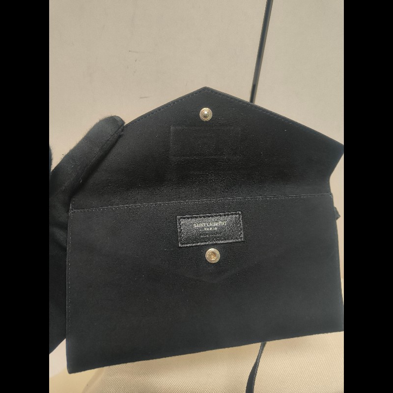 【8成新】㊣✨YSL✨（附防塵袋）SAINT LAURENT 聖羅蘭 TEDDY 大款 酒紅 小羊皮 抽繩 束口 水桶包 肩背包 子母包 鏈條包 /二手精品/保證正品🌳二手樹屋🌳-34