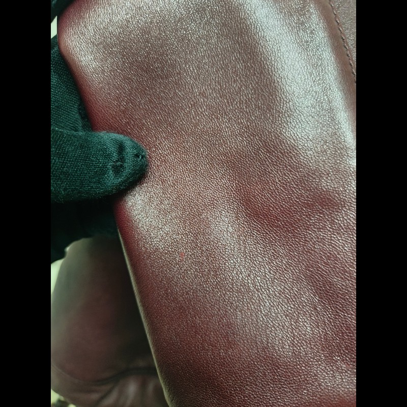 【8成新】㊣✨YSL✨（附防塵袋）SAINT LAURENT 聖羅蘭 TEDDY 大款 酒紅 小羊皮 抽繩 束口 水桶包 肩背包 子母包 鏈條包 /二手精品/保證正品🌳二手樹屋🌳-39