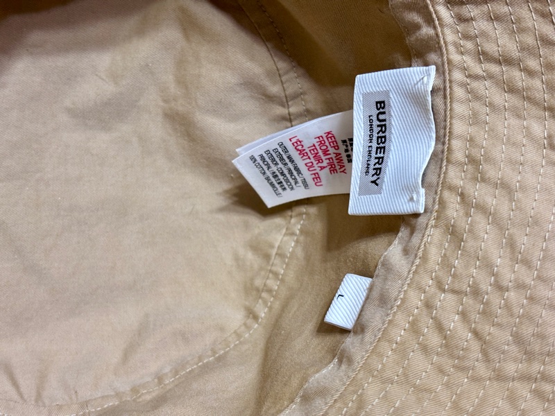 Burberry格紋棉質漁夫帽-4