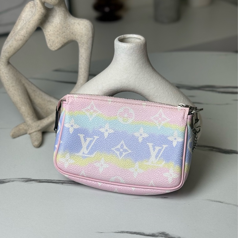 (閒置品)Lv彩虹🌈麻將包-0