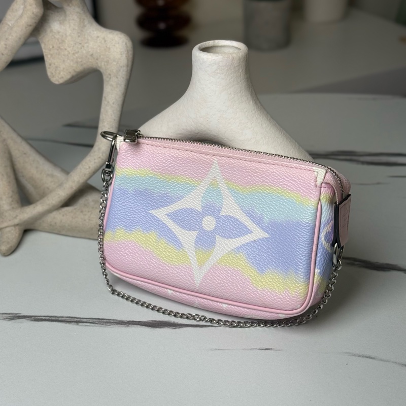 (閒置品)Lv彩虹🌈麻將包-1