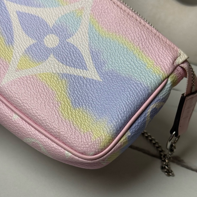 (閒置品)Lv彩虹🌈麻將包-7