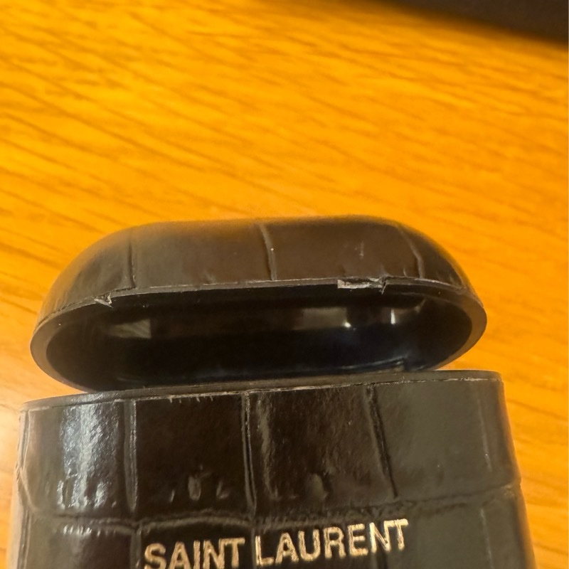 YSL AirPods 1/2代 保護殼 大全配-2