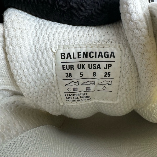 Balenciaga巴黎世家 白色3XL女款拖鞋 38碼 貨號742682W3XL19091-12