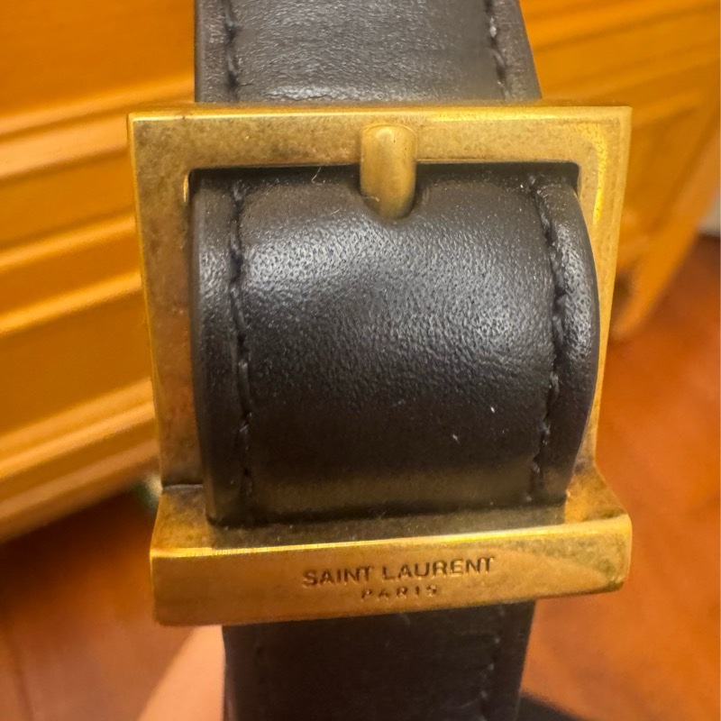 YSL LE 5 A 7 黑 腋下包 近新閒置-5