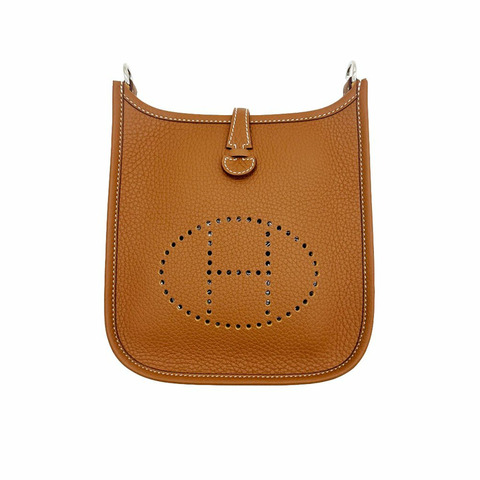 HERMES Evelyne Mini 16 TPM 金銀 H069426CKCI