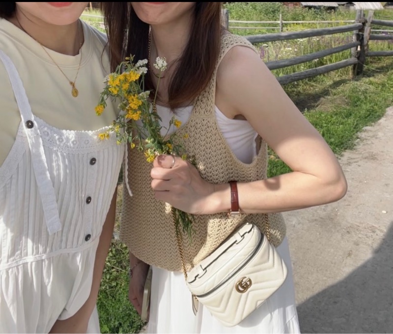 Gucci迷你綠色小包-3