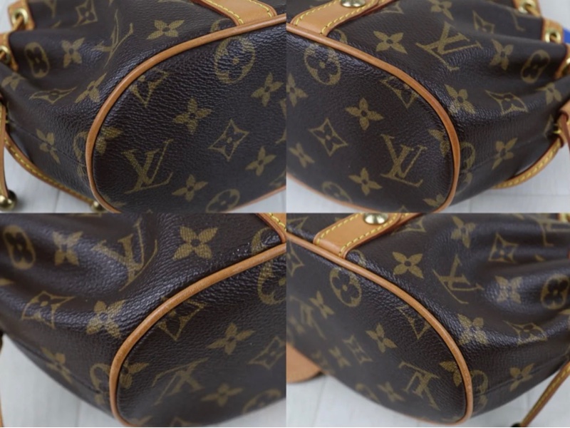 「JL 精品代購」9新 lv老花theda手提包-5