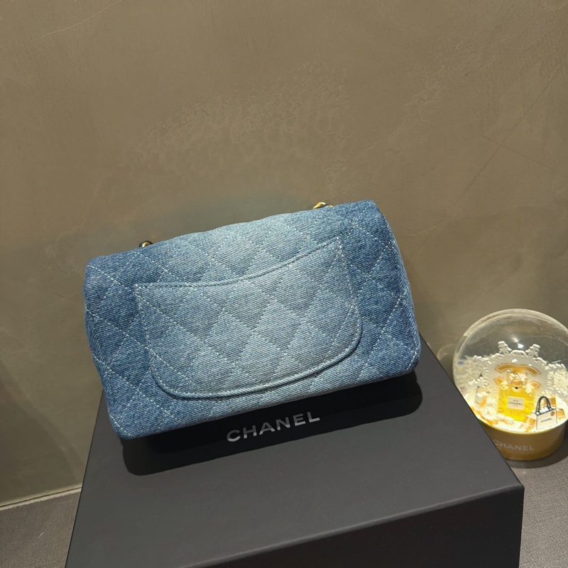 Chanel mini CF20 牛仔單寧®️全新 🆕-1