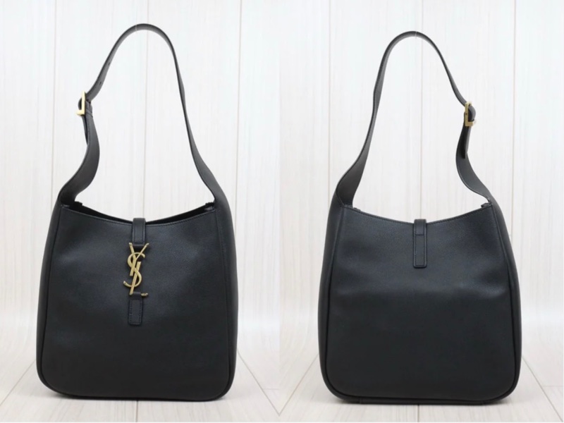 「JL 精品代購」98新 Rose同款YSL soft hobo水桶包-2