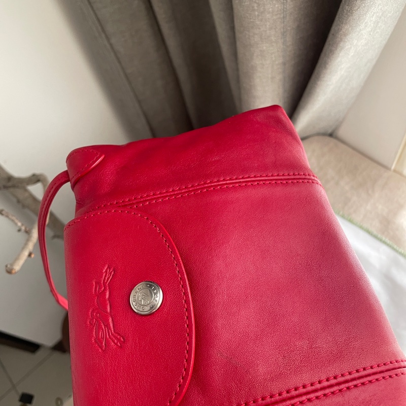 🧣新年快樂🧣Longchamp超輕羊皮小包紅20cm🍎似WOC/錢包/卡包/手機包/手拿包/腋下包/斜背/側背/手拿🍎瀟🍎正品🍎況不錯🍎旅行購物隨身-13