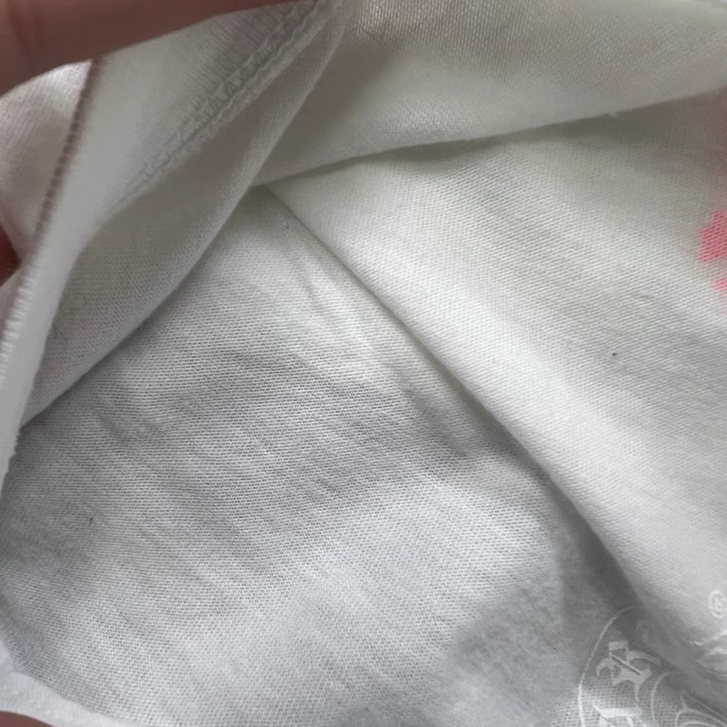 Chrome Hearts 克羅心 · 南青山限定粉色梵文 白色T-Shirt-6