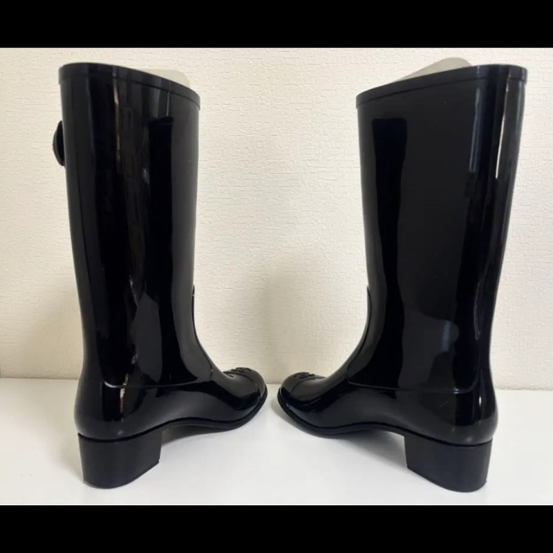 Chanel 山茶花雨靴-8