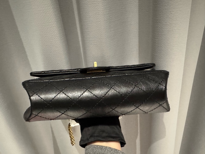 小巴黎二手名牌真品chanel 2.55復刻 小號 24公分 雙蓋 29開保卡-7